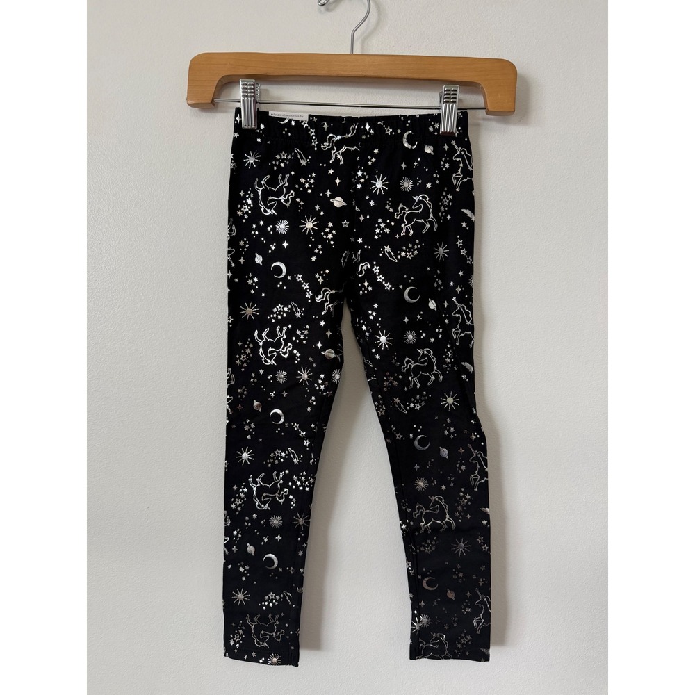 Jumping Beans Little Girls Unicorn Mystical Leggings – Black‎ – Size 6 – NWT